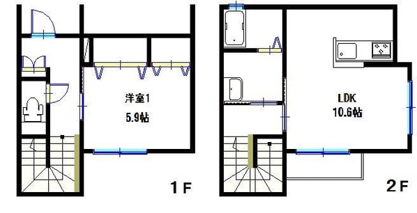 エクラス松陰の物件間取画像